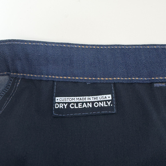 Blue Delta Tom James Jeans Mens 36x36 Denim Stretch Custom Hand Made in USA - Picture 8 of 13